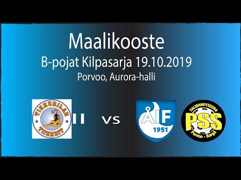 Maalikooste Tiikerit II - ÅIF PSS Akatemia (B-pojat Kilpasarja 19.10.2019)