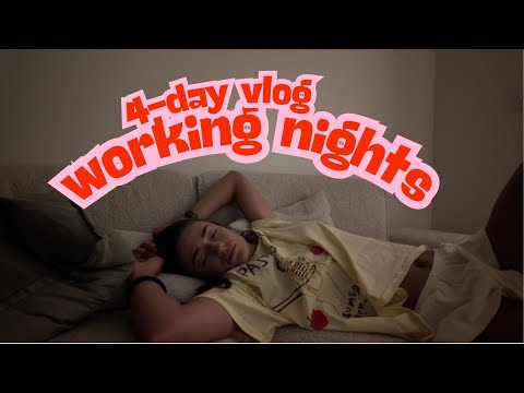 4-day vlog: nightshifts, running, brain dumps & a very sleep deprived grace