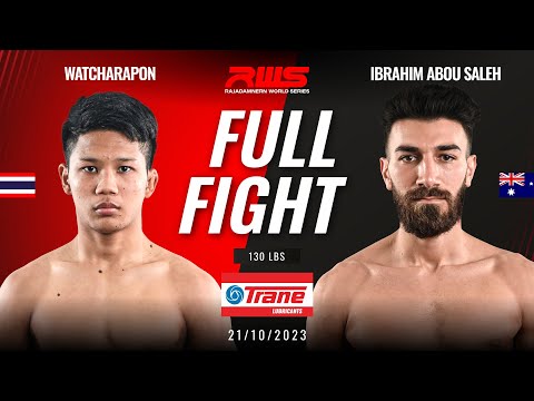 Full Fight l Watcharapon vs. Ibrahim Abou Saleh l วัชรพล vs. อิบราฮิม อาบู ซาเล l RWS