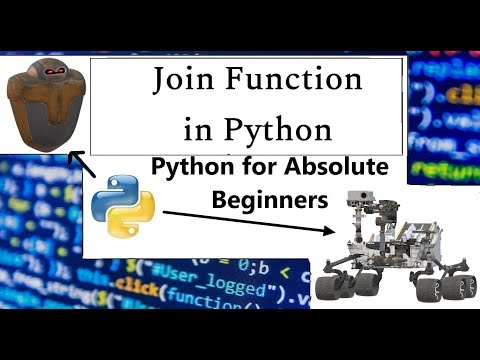 Join Function In Python Python For Absolute Beginners In English 46