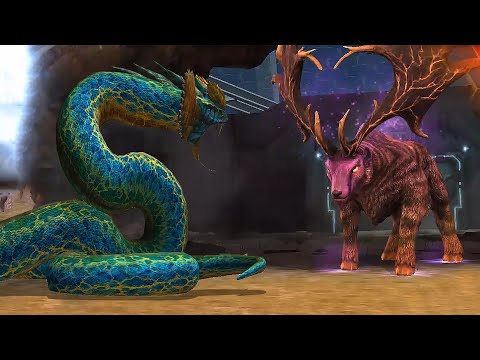 THE GIANT SNAKE DILOPHOBOA VS MAELSTROM 08 ( BOSS FIGHT ) - JURASSIC WORLD THE GAME