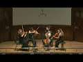 Elgar String Quartet in E minor, Op. 83 III. Allegro Molto performed by the Kleio Quartet