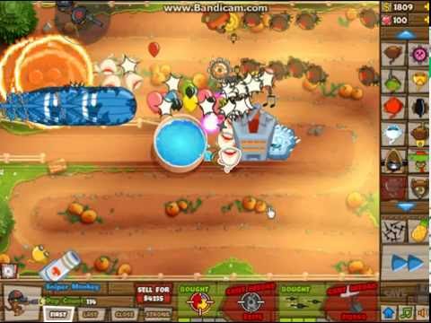 BTD 5: Pumpkin Patch Hard NLL NRI (no lives lost no road items)