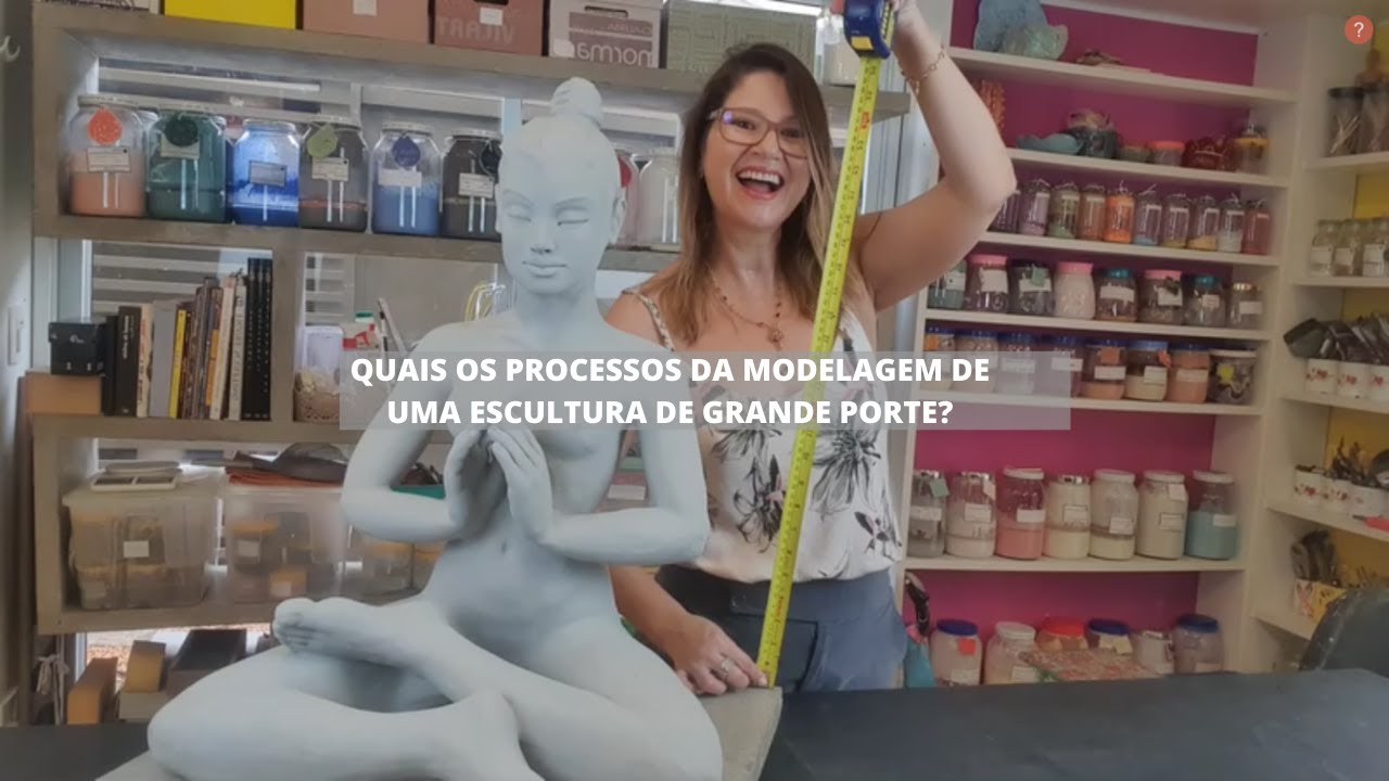 QUAIS OS PROCESSOS DA MODELAGEM DE UMA ESCULTURA DE GRANDE PORTE?#modelagem #grandeporte #escultura