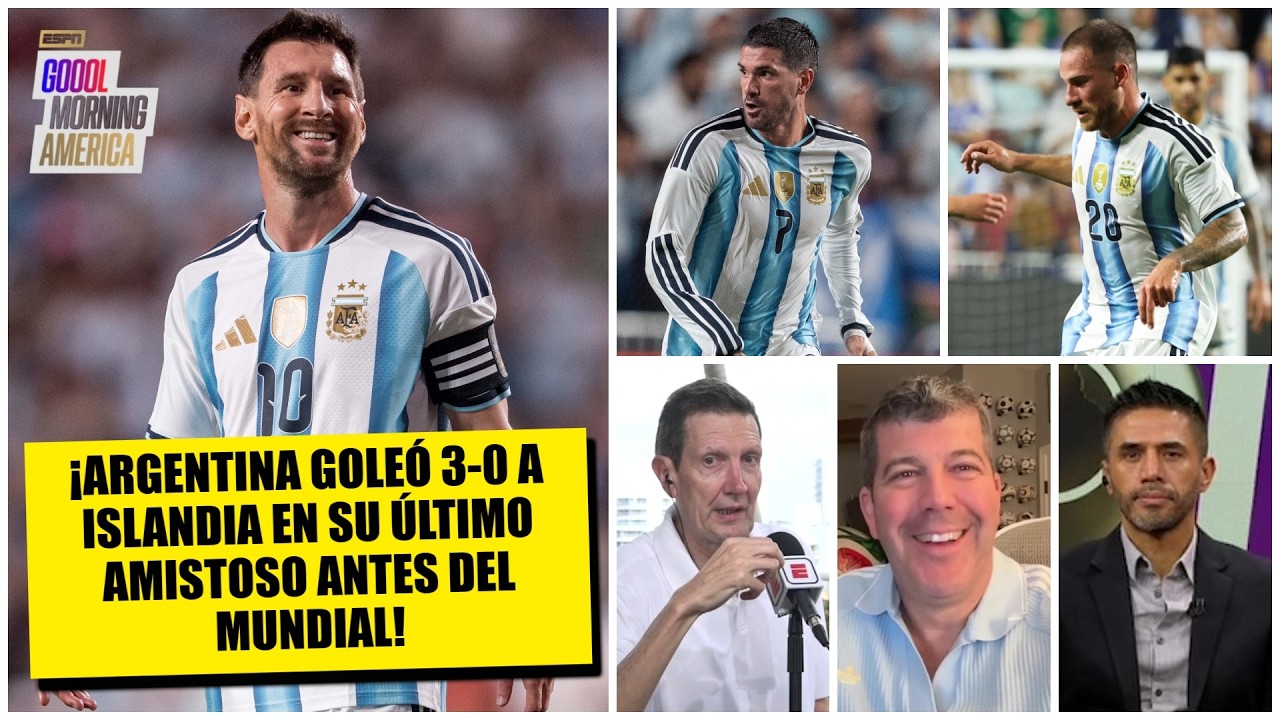ARGENTINA es candidato a REVALIDAR el TÍTULO apoyados en MEDIOCAMPO de LUJO | Goool Morning America