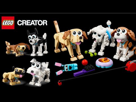 Конструктор LEGO Creator 3-in-1 Очаровательные собачки 475 деталей (31137)