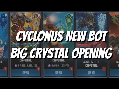 Cyclonus New Bot Crystal Opening - Transformers Forged to Fight