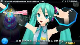 Lets try :The intense singing of hatsune miku. Project DIVA