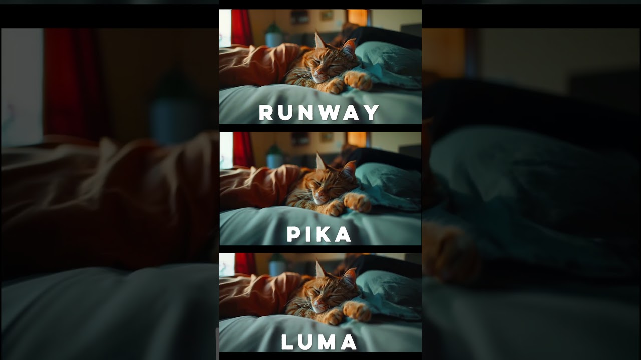 Comparing Runway, Pika and Luma’s Dream Machine