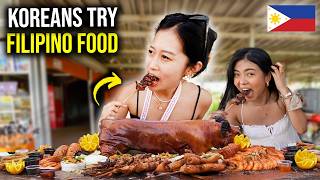 AMERICAN trying Filipino Food for the First Time!!!