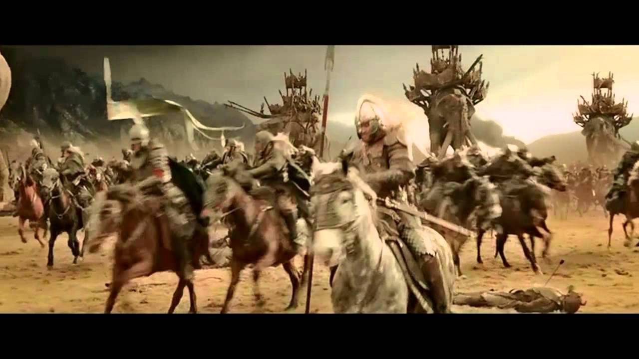 Lord of the Rings Rohan vs Harad : Battle of the Pelennor Fields - YouTube