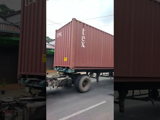 International 40ft Container Truck Furniture From Jepara #carnews