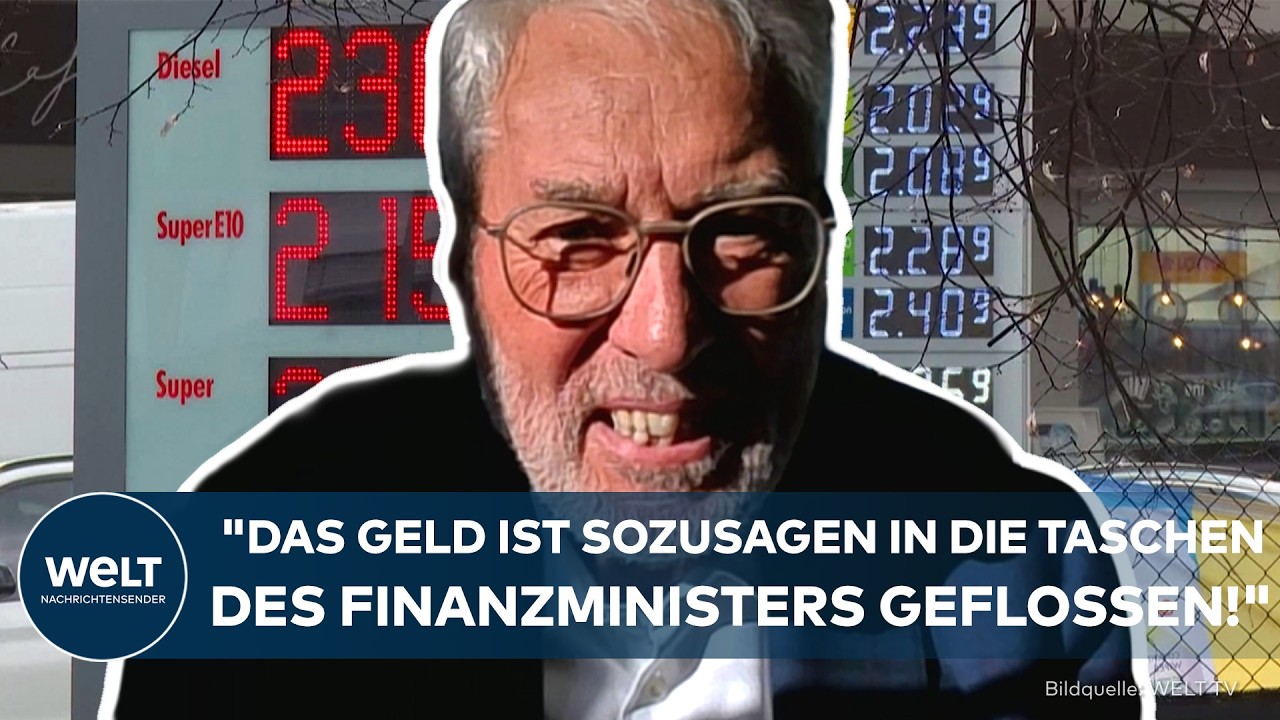 SPRITPREISE: "Es ist höchste Zeit, das Geld zurückzugeben!" Experte warnt – Staat kassiert zu viel!