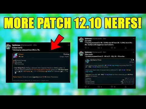 *MORE* 12.10 Patch CHANGES!