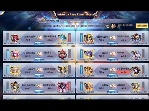 🔴 FINAL ANTECIPADA DO JAMIEL DANTV VS BUTCHERR -  Saint Seiya : Awakening