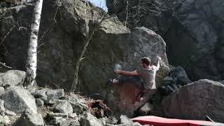 Video thumbnail de Ragnarok, 7C+. Modřín