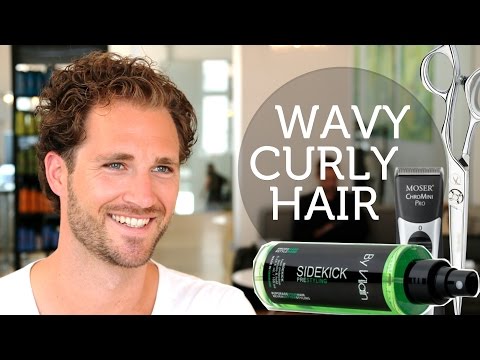 How to Deal with Wavy & Unruly Men's Hair ★ Curly Brody Jenner Hairstyle