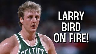 November 7, 1987 - Larry Legend Two Buzzer Beaters - Double OT Game - As Called by Johnny Most