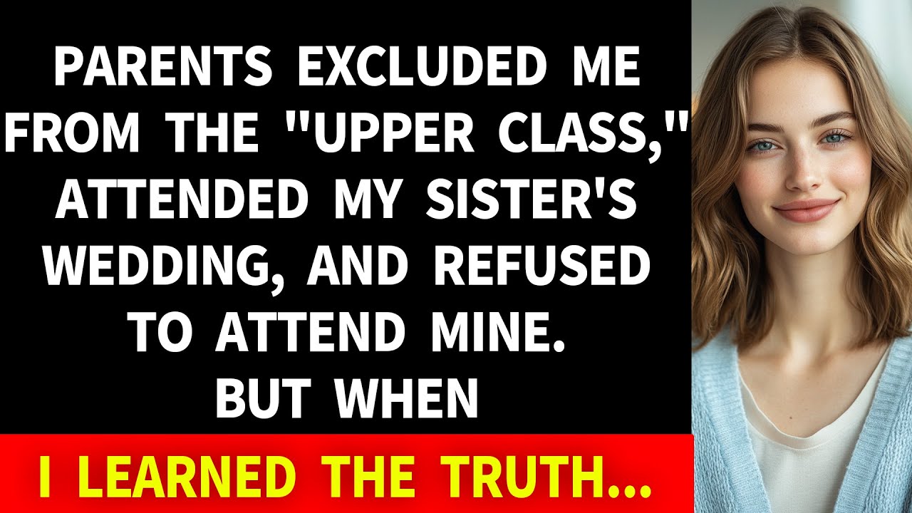 Parents Excluded Me, Attended My Sister's Wedding, But I Uncovered The Truth.