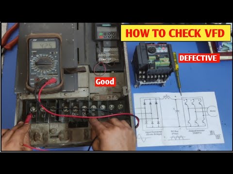 How to Check VFD! How to Test VFD! VFD Testing With Multimeter!