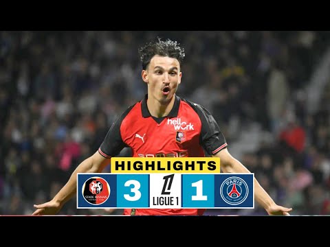 Rennes vs PSG 3-1 Résumé | Musa Al-Taamari Goal | Ligue 1 Highlights | Esteban Lepaul | Dembele 