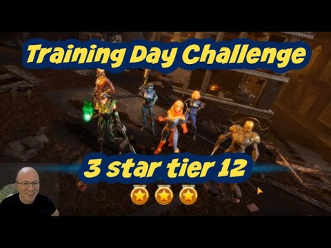 How to 3 star tier 12 training day in Marvel Strike Force