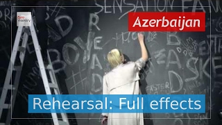 Dihaj - Skeletons - Azerbaijan - Rehearsal (Full Effects) - Eurovision Song Contest 2017 (4K)