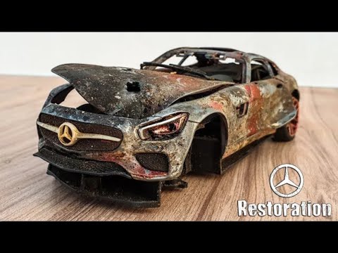 Destroyed Mercedes Benz Amg GT- Incredible restoration