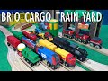 BRIO Wooden Trains Cargo Railway Yard | BRIO Train Video