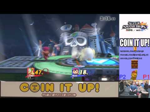 Super Smash Bros  4 CIU Tournament Round 10 Sloth Vs Rain 11 22 14