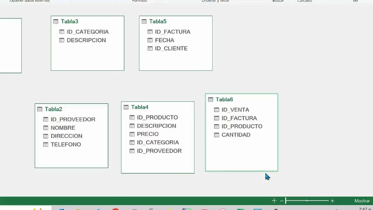 MODELO RELACIONAL POWER PIVOT EXCEL