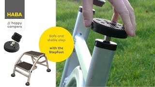 How to use HABA Darwin Step Feet for Aluminium Steps.