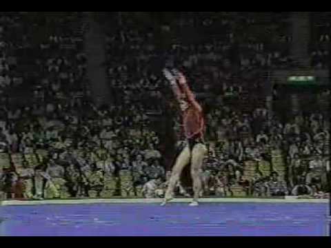 Dorte Thuemmler 1988 Olympics Compulsories Floor