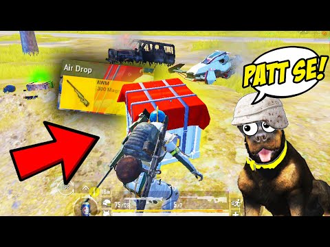 ONLY AIR DROP WEAPONS CHALLENGE with CHOP & BOB in BGMI (PUBG Mobile Battlegrounds Mobile India #5)