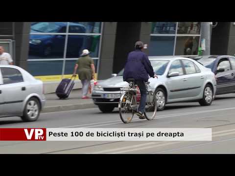 Peste 100 de bicicliști trași pe dreapta