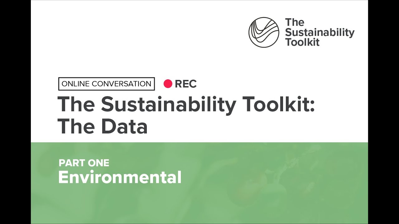 The Sustainability Toolkit: The Data