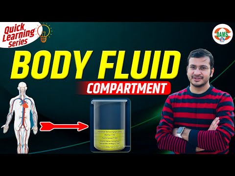 Body Fluid Compartment | Quick Learning Series by Siddharth Sir | DAMS Nursing
