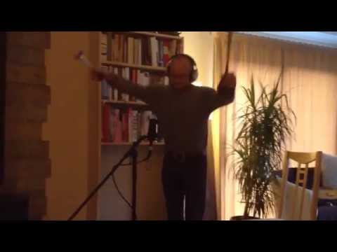 The Absurdist Pipe Band - Rob Hard At Work In The Studio