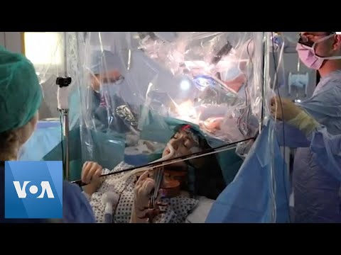 Woman Plays Violin During Brain Surgery