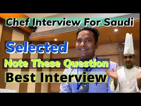 Only Learn These Questions/ How to Clear Chef Interview / Chef Interview Questions for Saudi Arabia