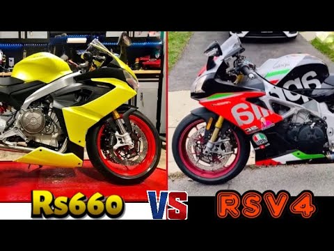 APRILIA RS660 vs APRILIA RSV4 Sc Project Exhaust System Sound Comparison. (Pure Sound HD 1080p)