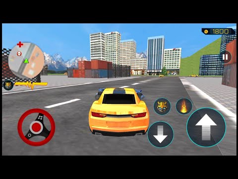 Jet Robot Car Transformation - Robot Car Games - Android Gameplay #2
