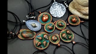 My Result! Molded Sea Shells Pendants for the gifts or for selling! Future Tutorial!