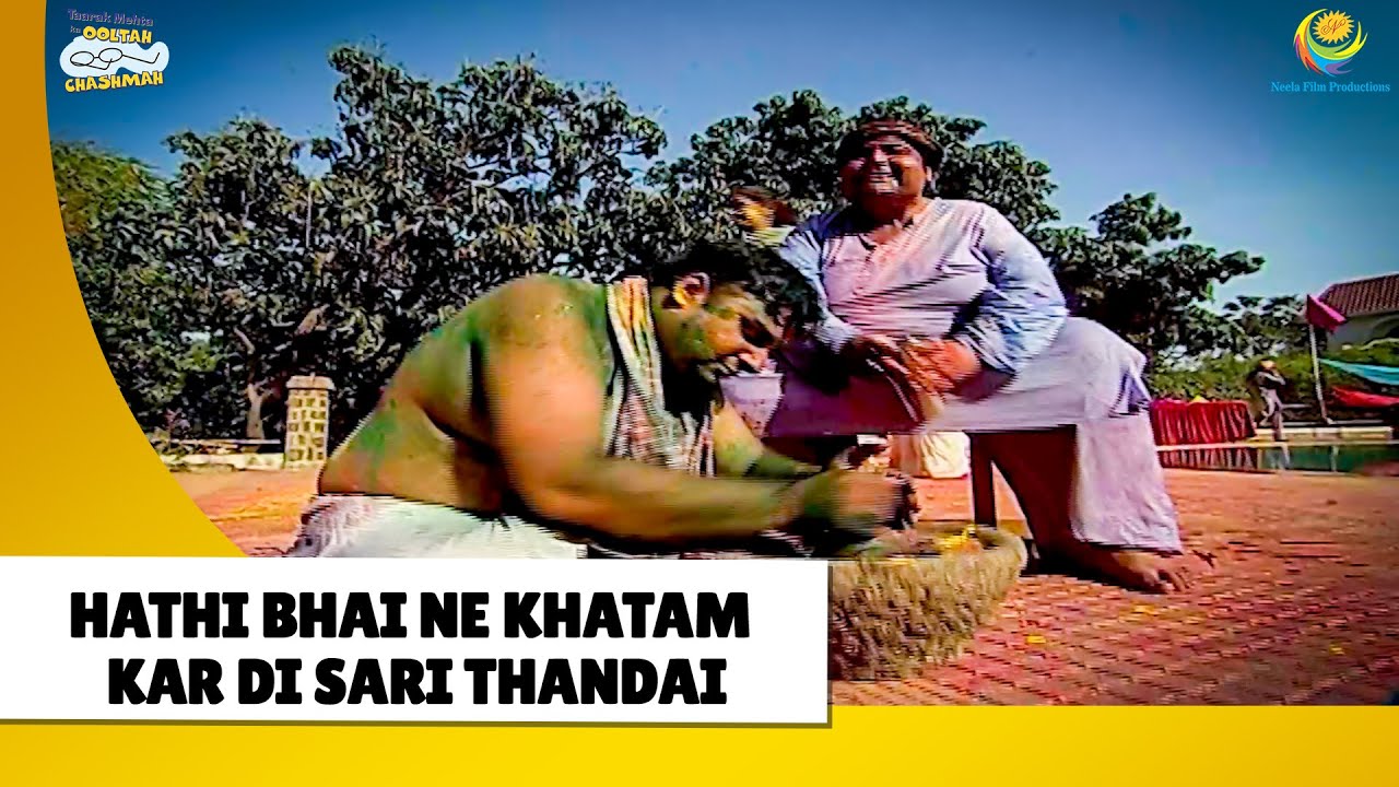 Hathi Bhai ne Khatam kar di sari thandai! | Haste Raho Hasate Raho | Taarak Mehta ka Ooltah Chashmah