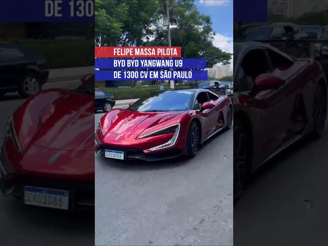Felipe Massa pilota BYD Yangwang U9 de 1300 cv emSP