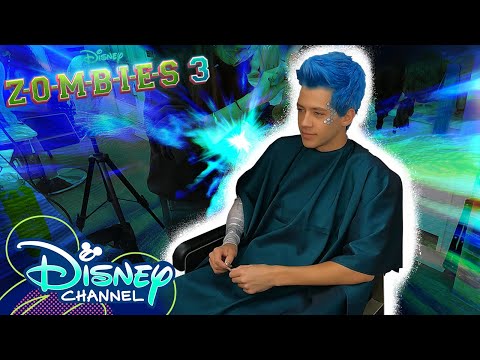 Becoming A-lan | Matt Cornett Hair & Makeup Timelapse | ZOMBIES 3 | BTS | @disneychannelmusic