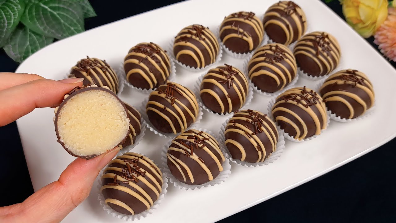 🎄Deliciosos dulces navideños en 5 minutos! Sin hornear! Sin galletas! Solo 4 Ingredientes