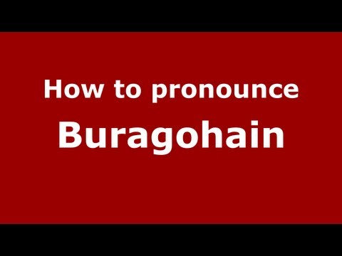 How to Pronounce Buragohain - PronounceNames.com