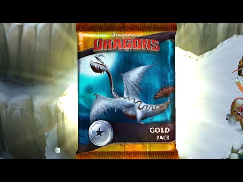 The New GOLD PACK - Dragons:Rise of Berk New Snoggletog Update