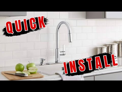 Glacier Bay Paulina style Single Handed Faucet Fast Connect Review